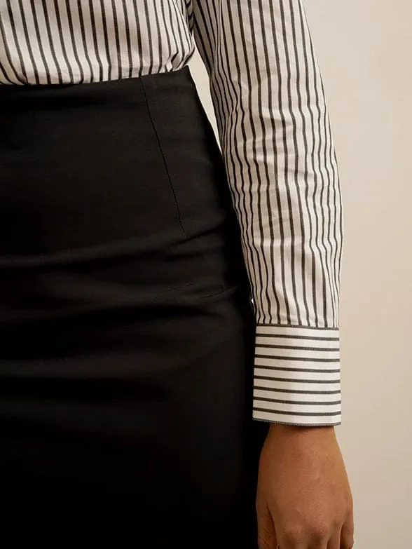 Women Pencil  Skirt Black