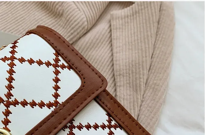 Women Shoulder Chain Mini Crossbody Square Bag