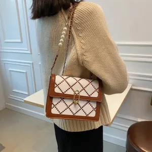 Women Shoulder Chain Mini Crossbody Square Bag