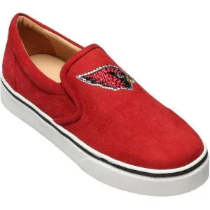 Women's Arizona Cardinals Cuce Cardinal Suede Slip On Shoe