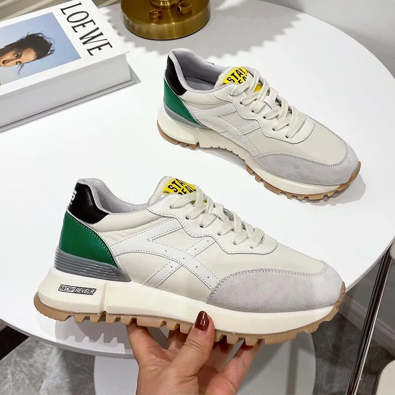 Women's Chunky Platform Sneakers Designer Casual