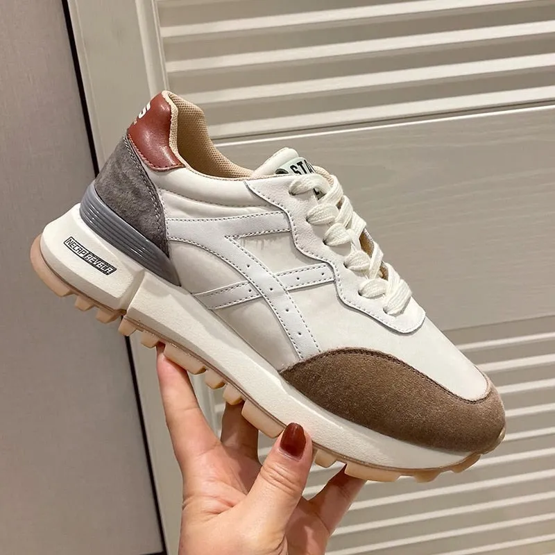 Women's Chunky Platform Sneakers Designer Casual