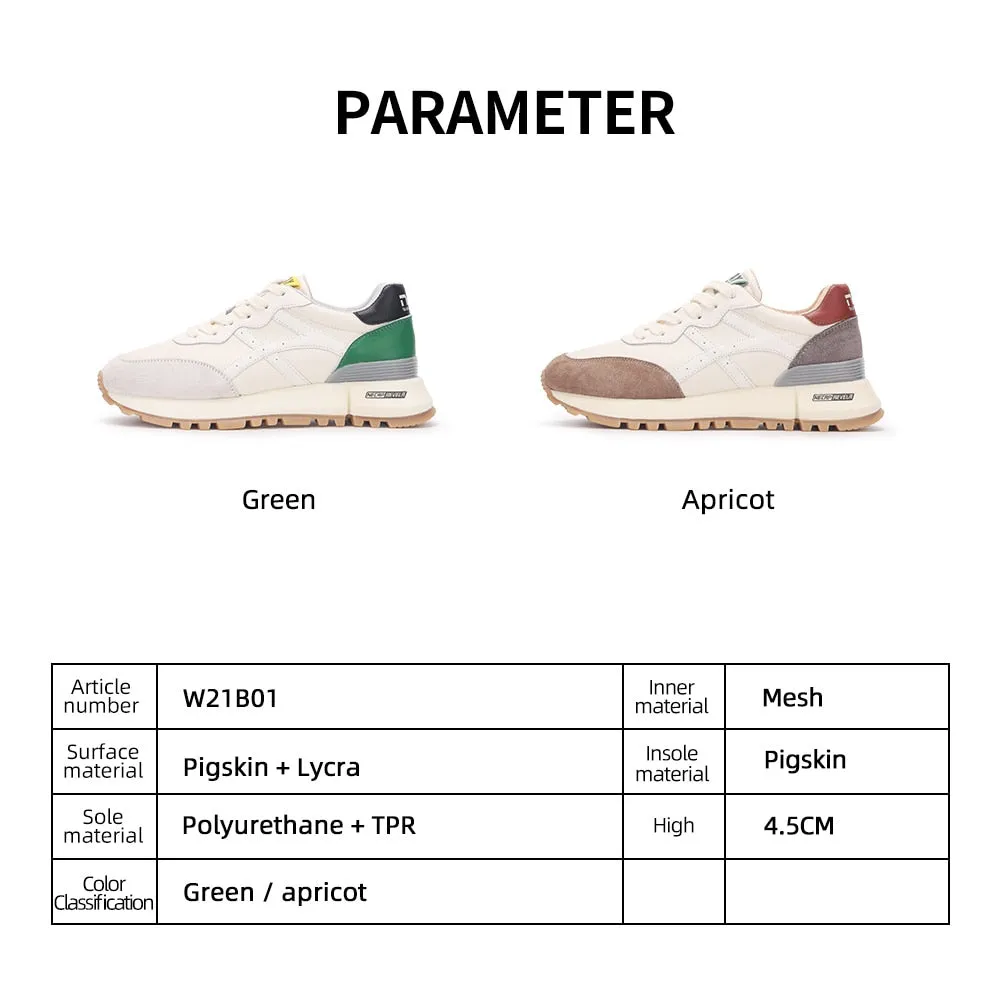 Women's Chunky Platform Sneakers Designer Casual