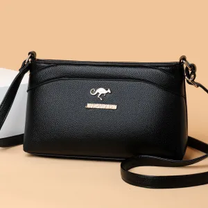 Women's Fashion Mom Soft Leather Large Capacity Shoulder Bags