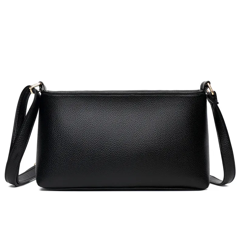 Women's Fashion Mom Soft Leather Large Capacity Shoulder Bags