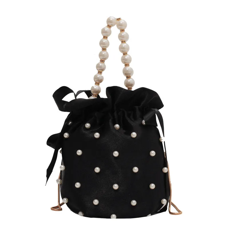 Women's Fashion Personality Trendy Chain Pearl Shoulder Bags