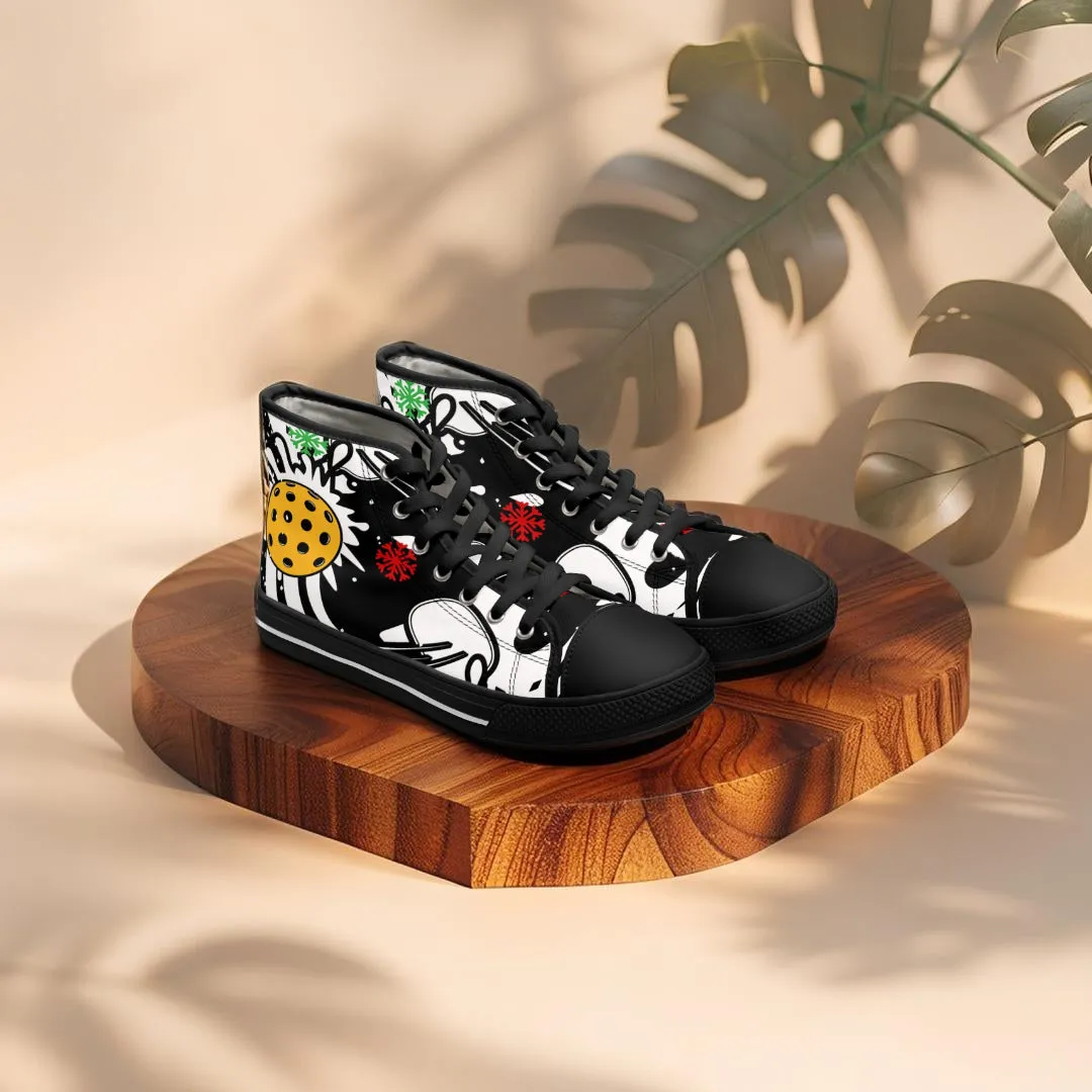 Women's High Top Sneakers - Pickleball