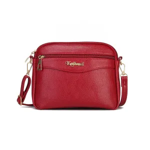 Women's Korean Running Mother Soft Leather Fashion Shoulder Bags