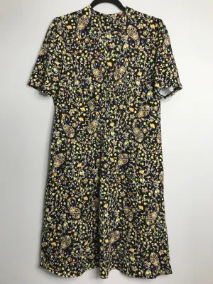 Womens Size 12 Misses Yellow Mini Boden Dress