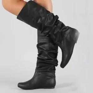 Women's Waterproof Cowgirl High Boots | Flat