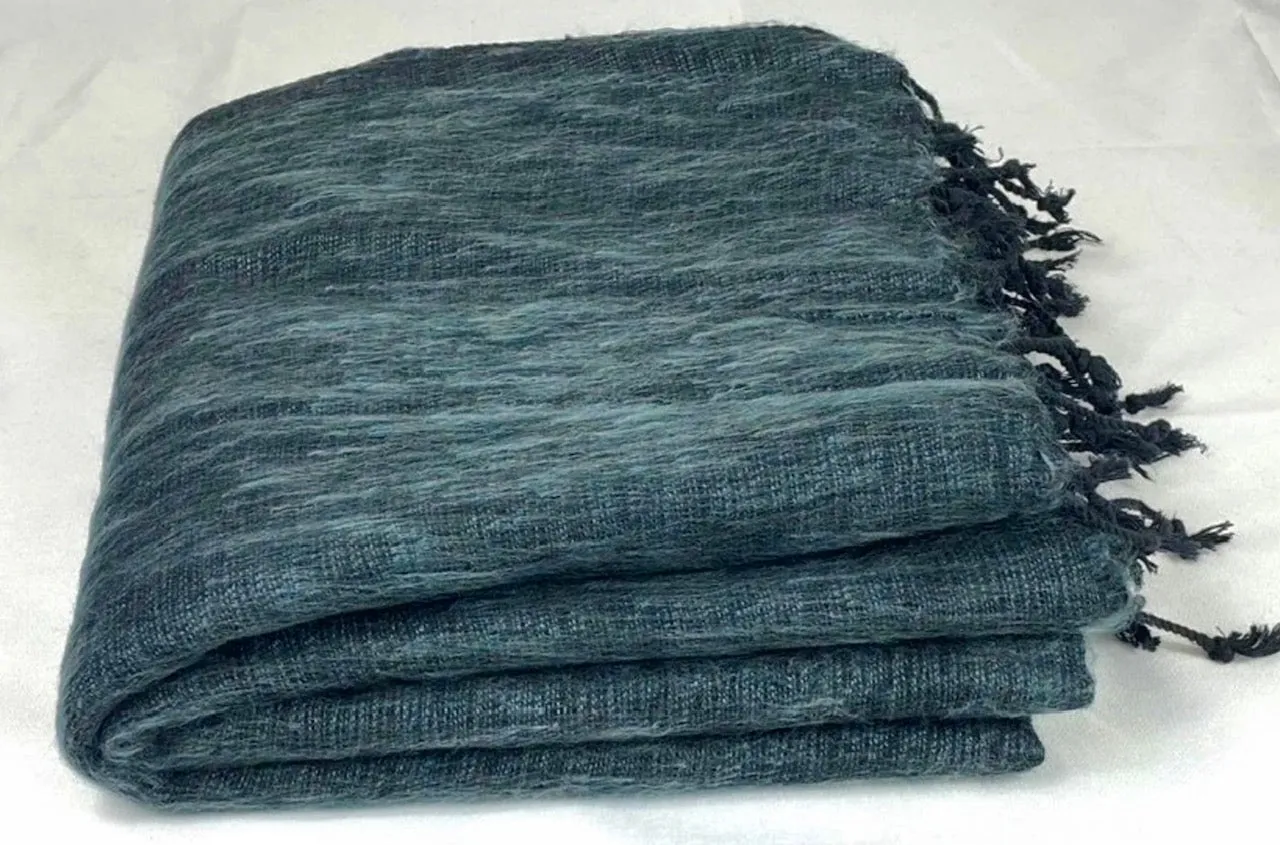 WOOL BLEND SHAWL 80x195CM