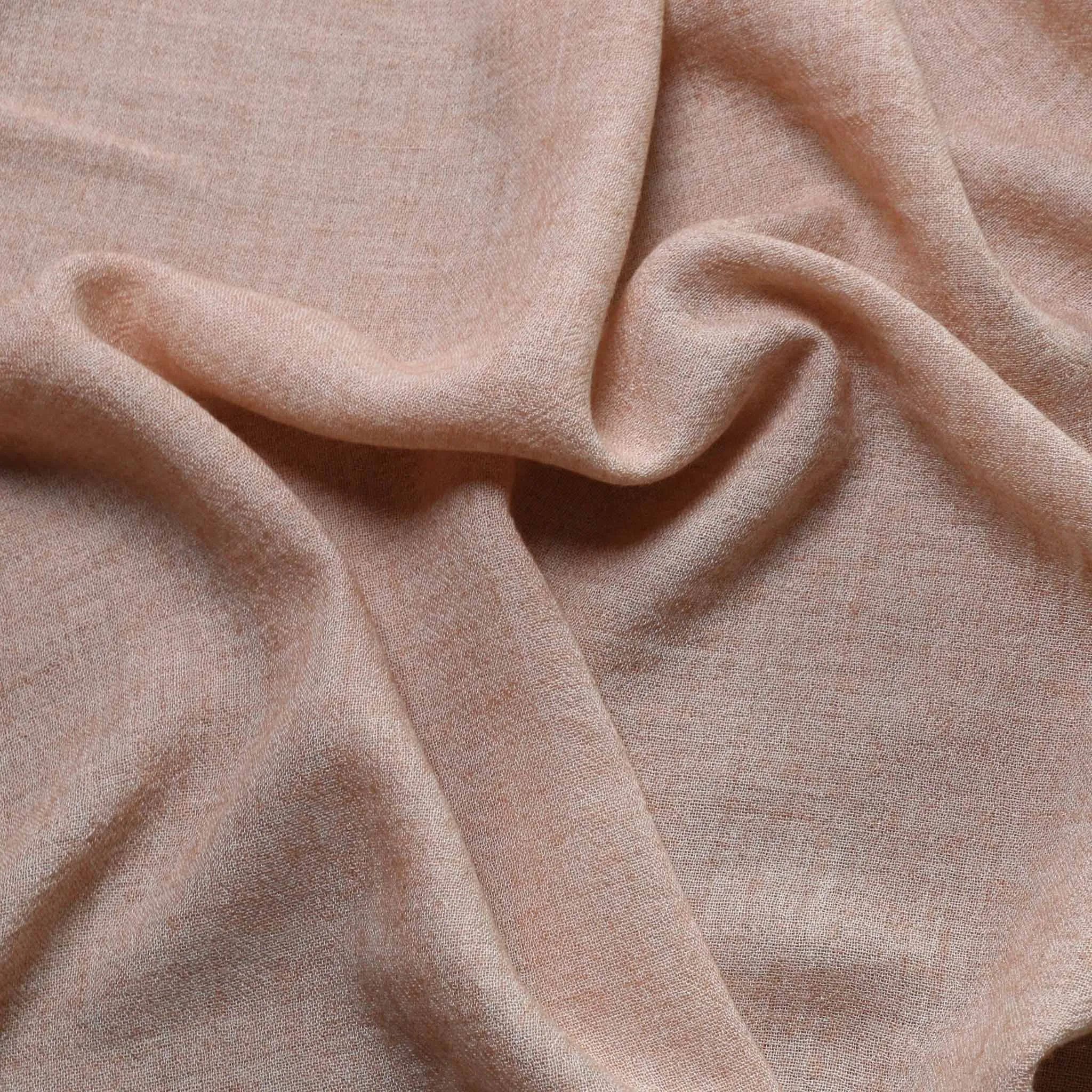 Wool Gauze - Cream, pink / beige