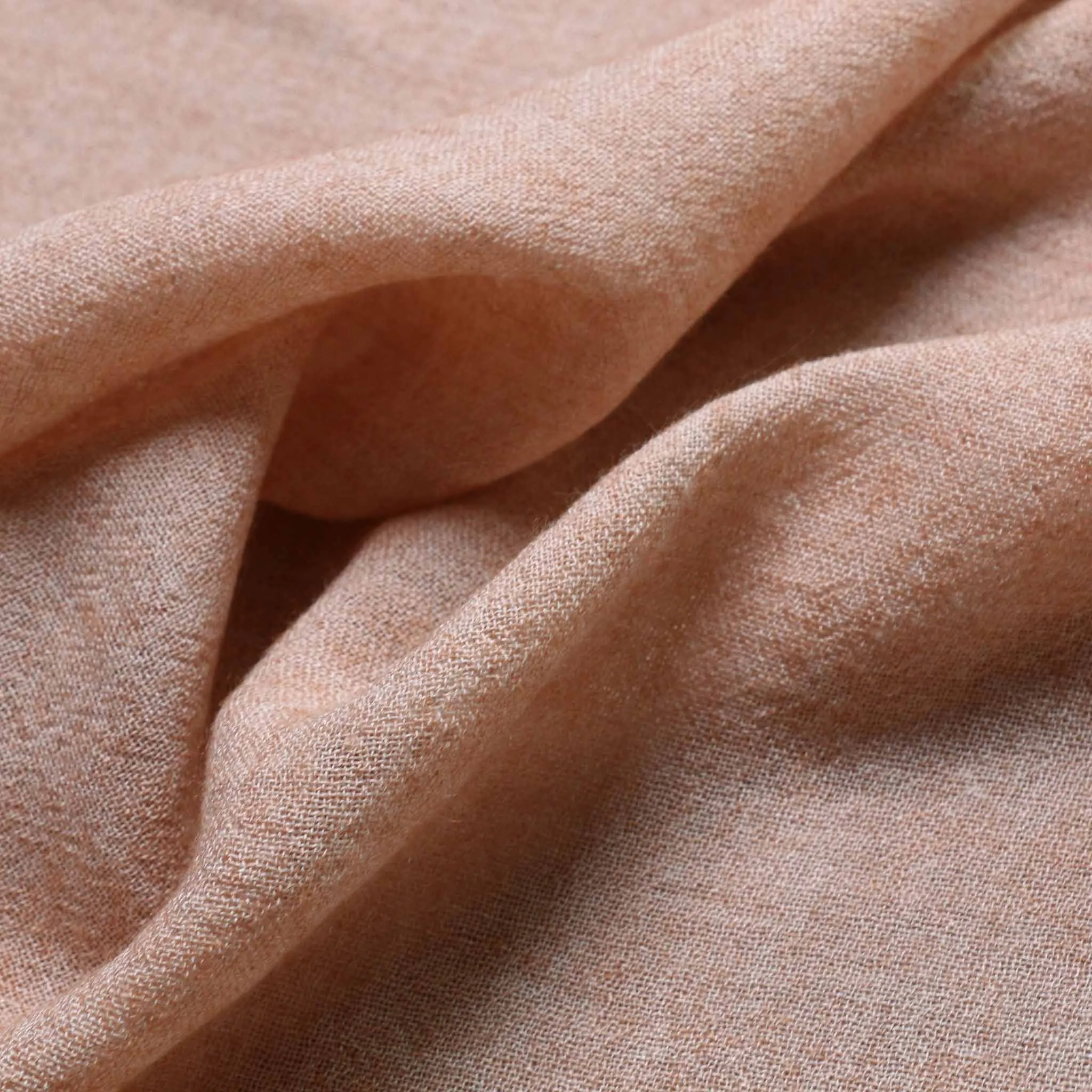 Wool Gauze - Cream, pink / beige