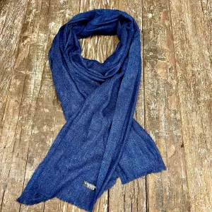 WOOL N CASHMERE BLEND 'MIDNIGHT' SOFT SHAWLS