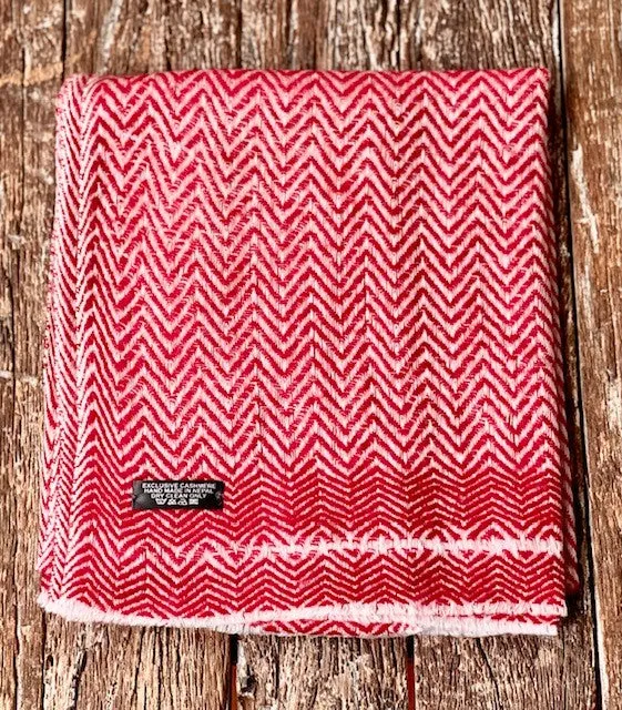 WOOL N CASHMERE BLEND SOFT SHAWLS 76X200CM