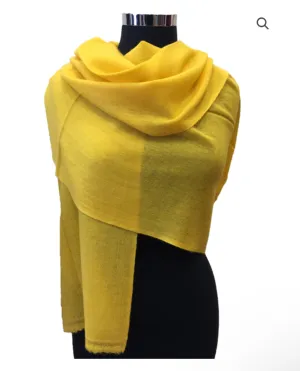 WOOL N CASHMERE BLEND SOFT SHAWLS 76X200CM