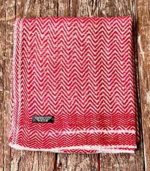 WOOL N CASHMERE BLEND SOFT SHAWLS 76X200CM