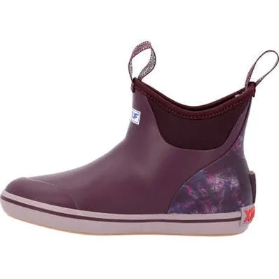 Xtratuf Women's Trolling Pack 6" Waterproof Ankle Deck Boot -Purple- XWAB5TP