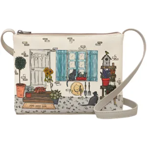 Yoshi Country Cottage Leather Cross Body Bag