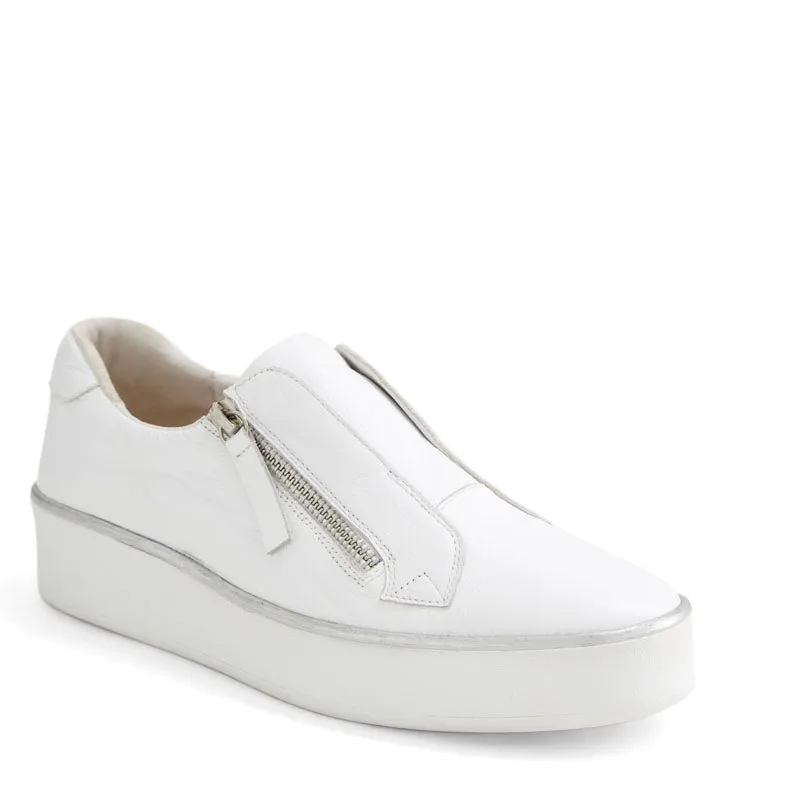 ZIKTA W - WHITE LEATHER-WHITE SOLE